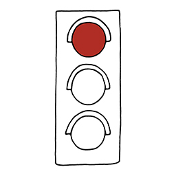 Rote Ampel