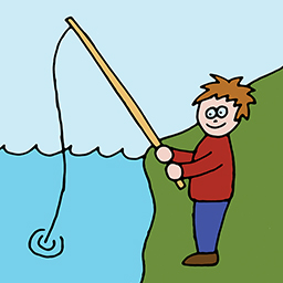 Ich fische