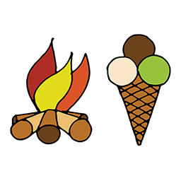Warm und kalt