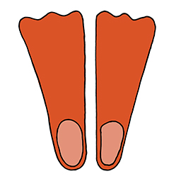 Taucherflossen
