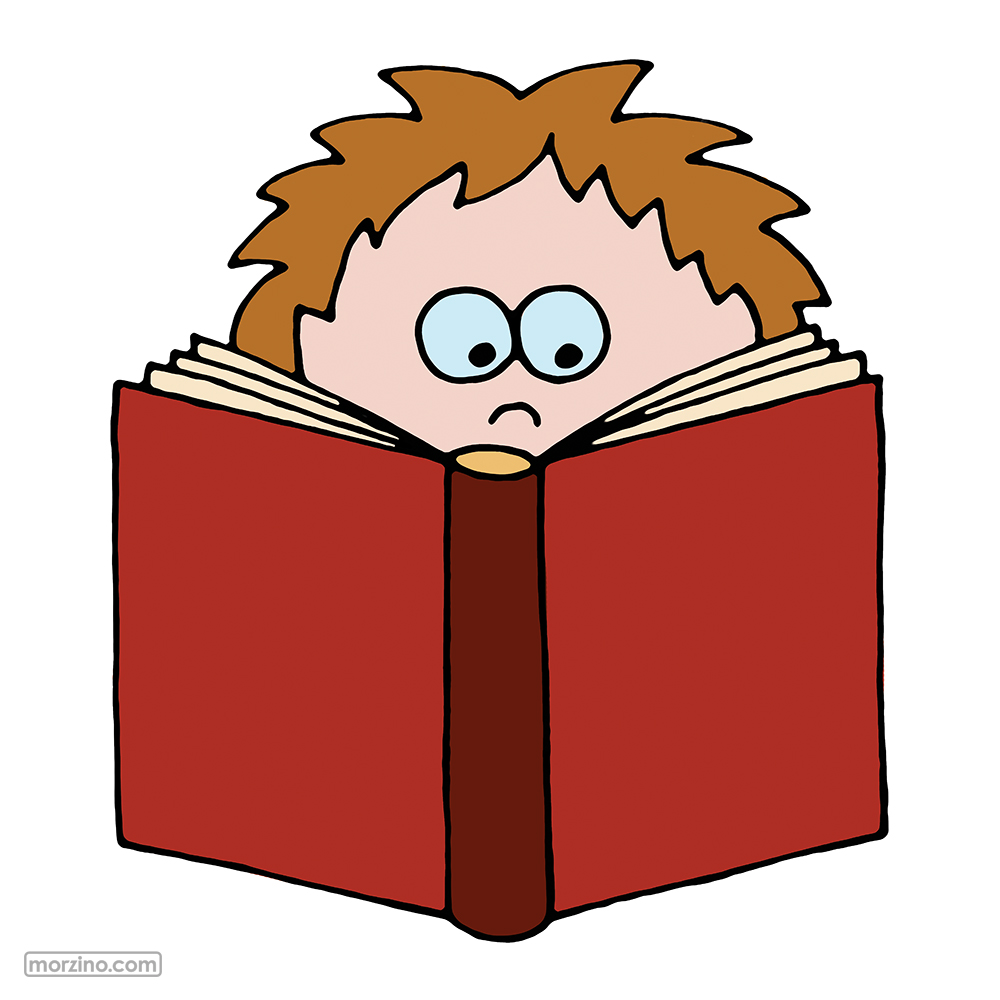 Bildwörterbuch: Ich lese