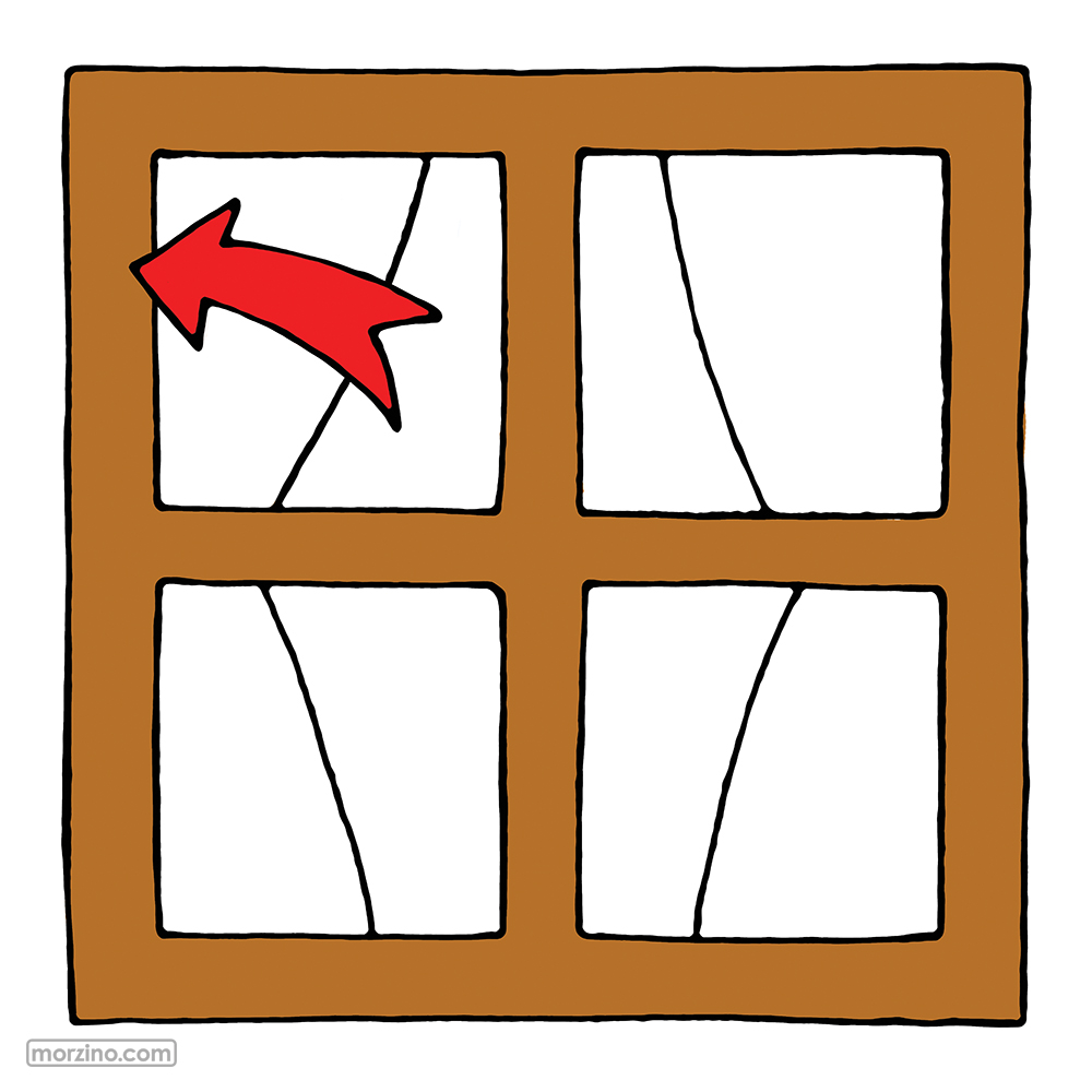 Bildwörterbuch: Fensterrahmen