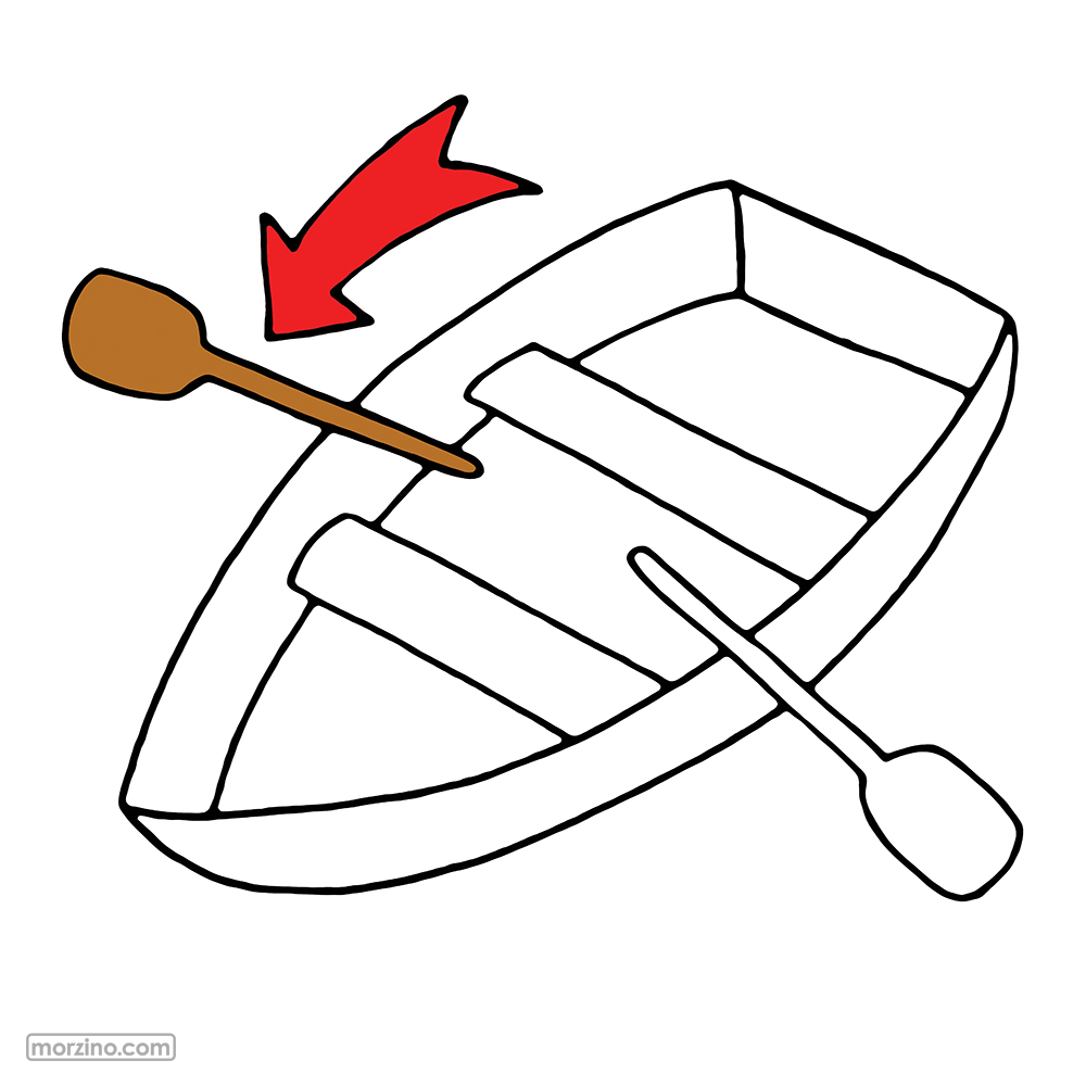 Bildwörterbuch: Paddel