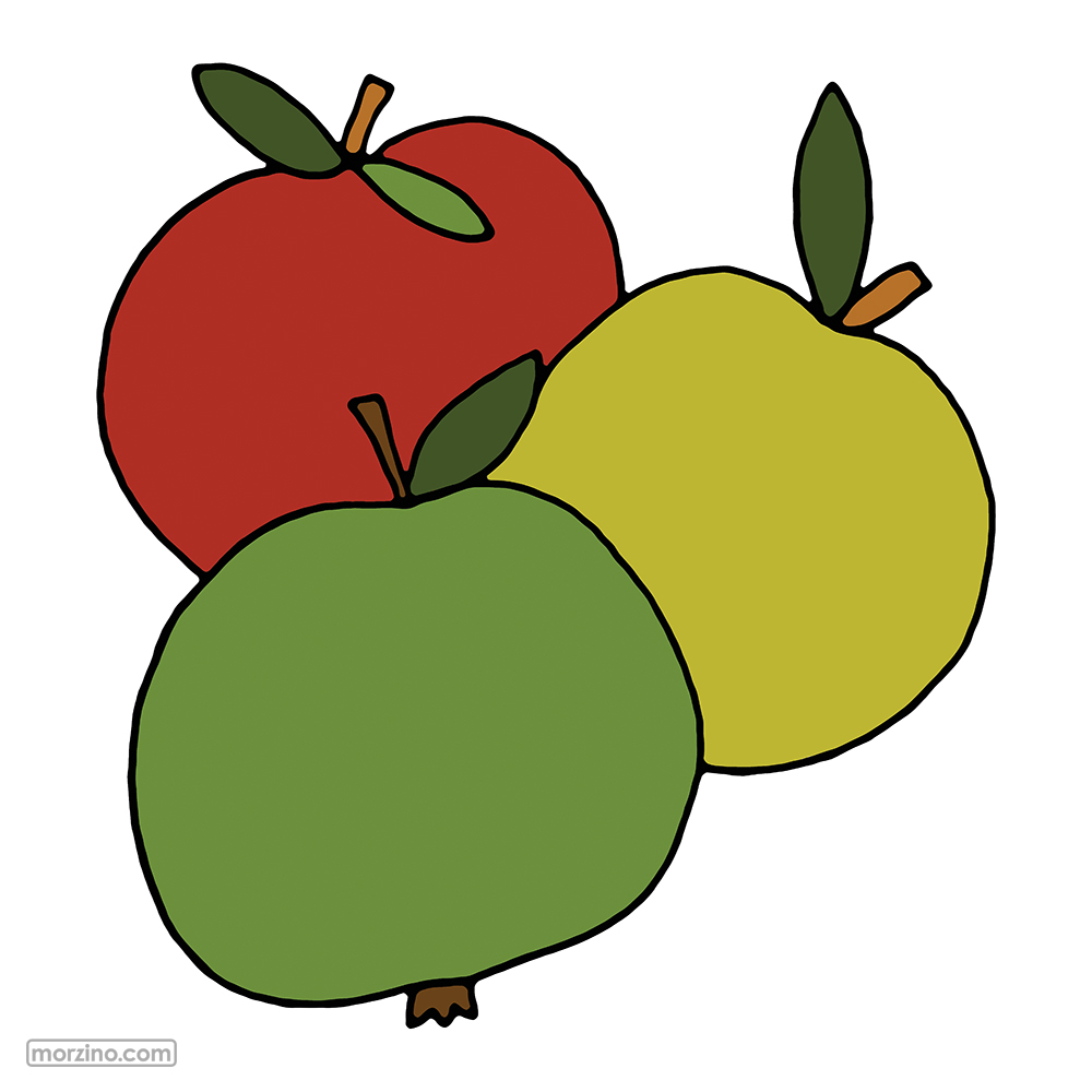 Bildwörterbuch: Äpfel