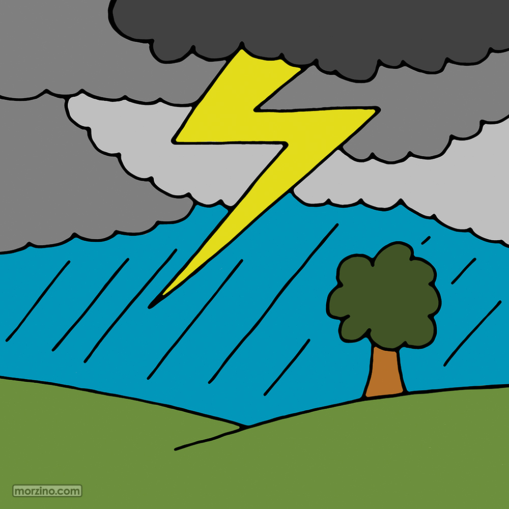 Bildwörterbuch: Gewitter