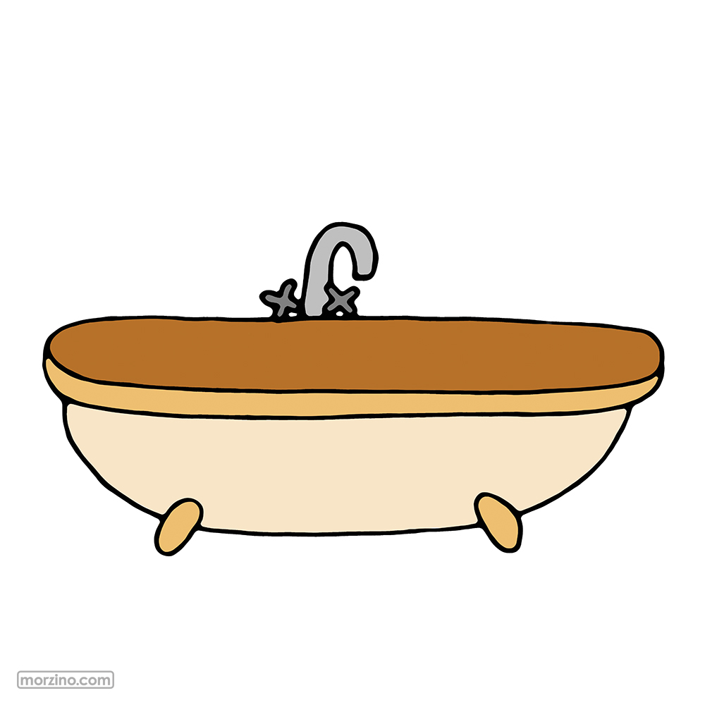 Bildwörterbuch: Badewanne