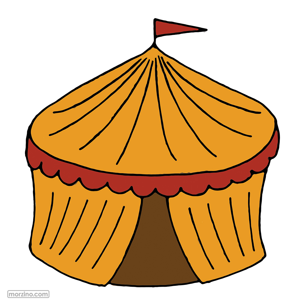 Bildwörterbuch: Zirkuszelt