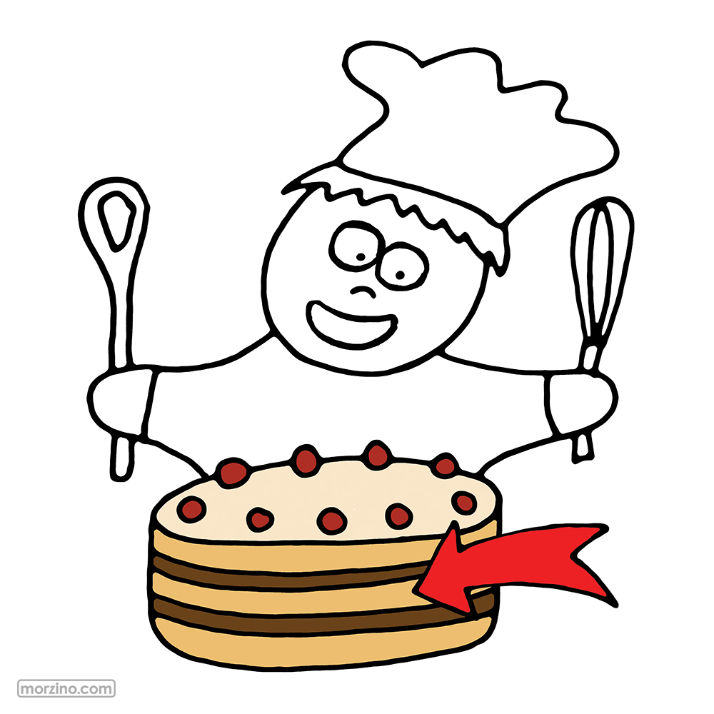 Bildwörterbuch: Kuchen