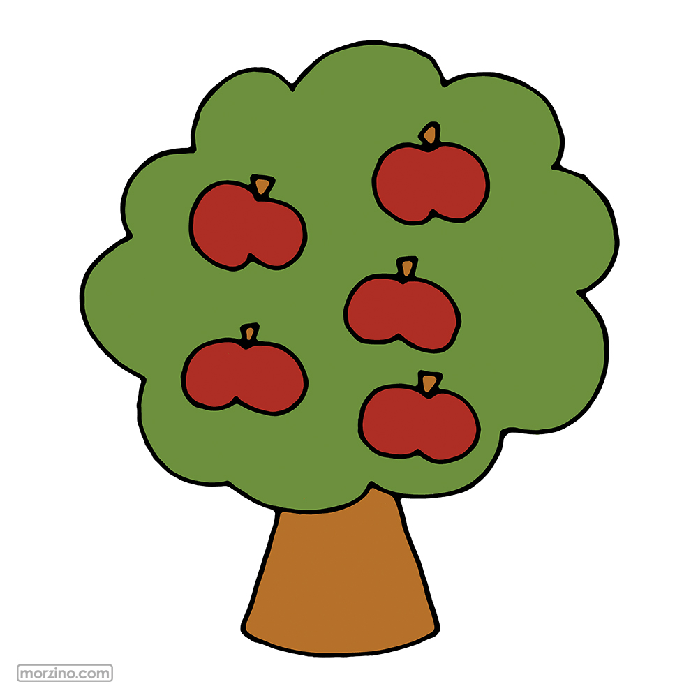 Bildwörterbuch: Apfelbaum
