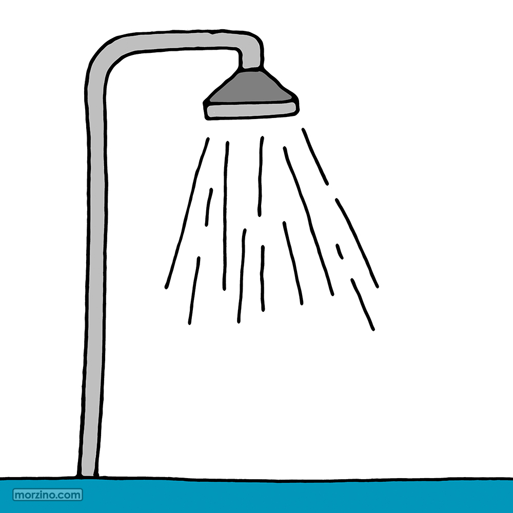 Bildwörterbuch: Dusche