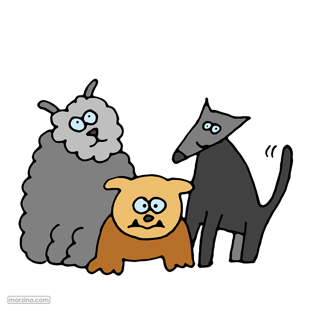 Bildwörterbuch: Hunde