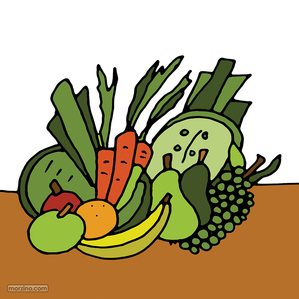 Bildwörterbuch: Obst und Gemüse