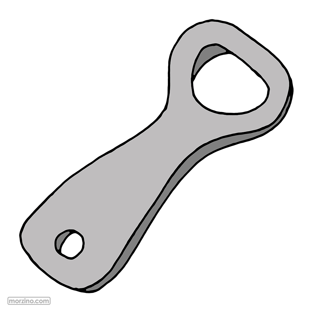 Bildwörterbuch: Flaschenöffner