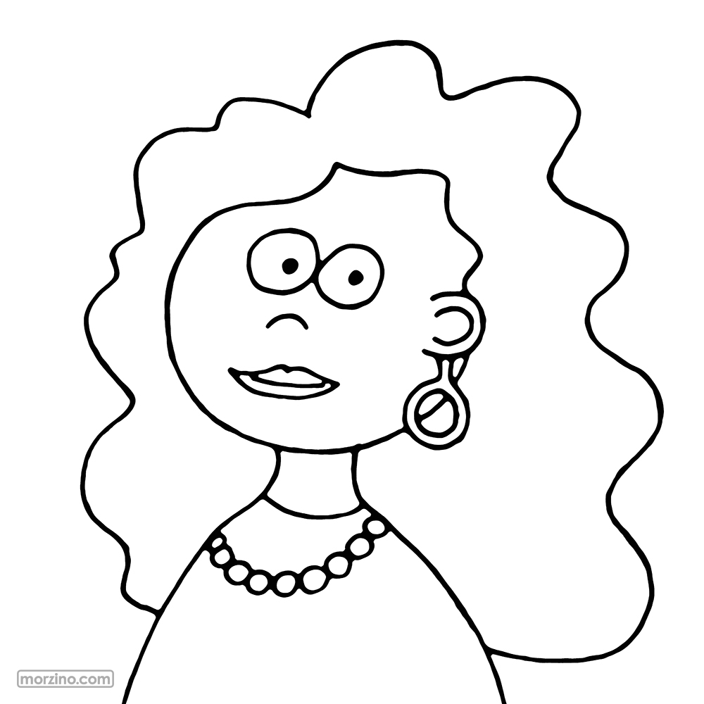 Ausmalbild: Halskette