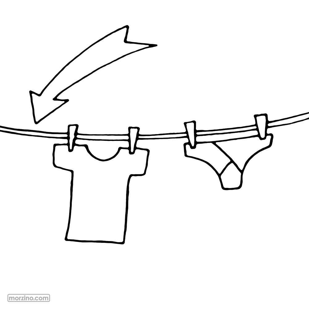Ausmalbild: T-Shirt