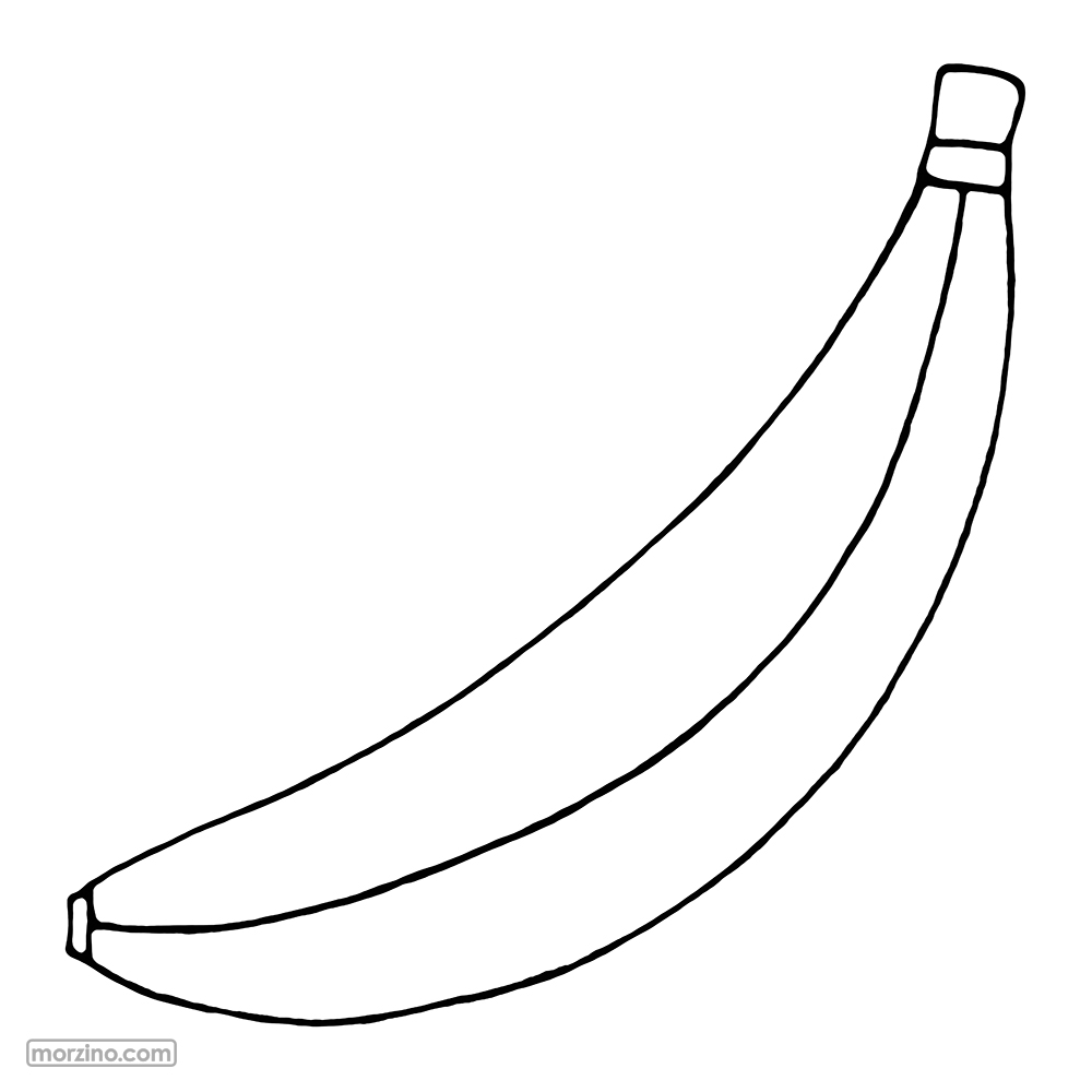 Ausmalbild: Bananen