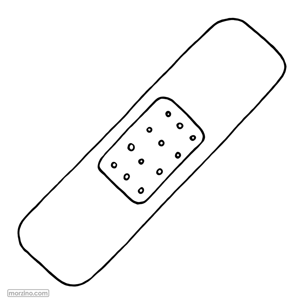 Ausmalbild: Pflaster
