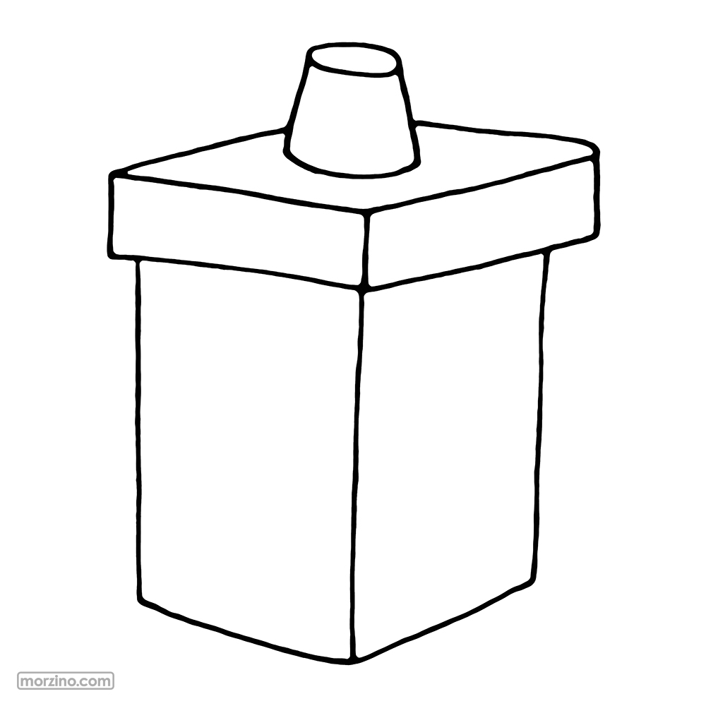 Ausmalbild: Kamin