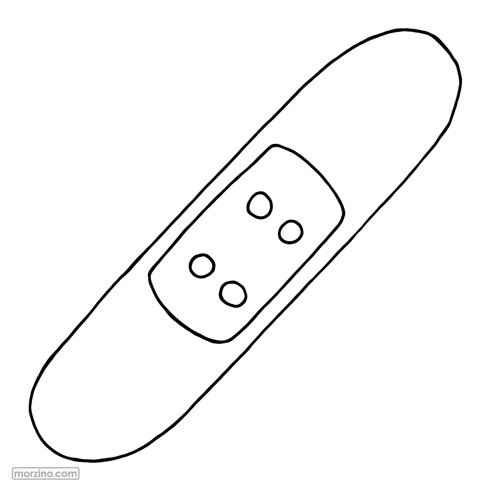 Ausmalbild: Pflaster