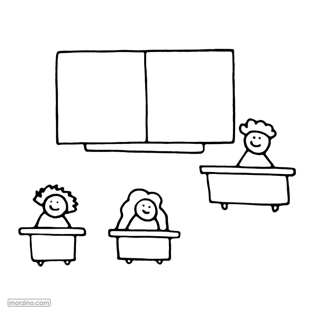Ausmalbild: Schüler