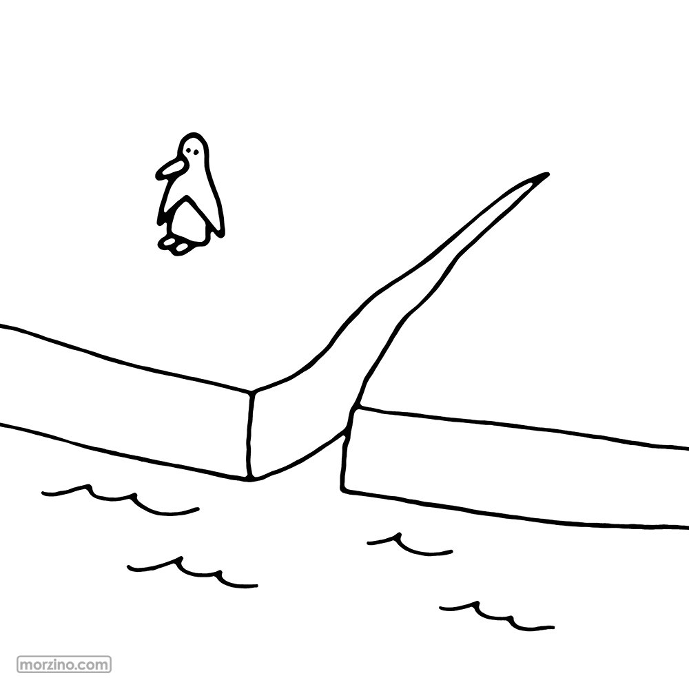 Ausmalbild: Eisscholle