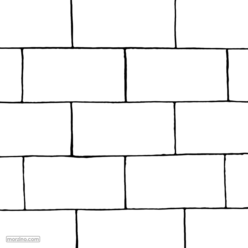 Ausmalbild: Mauer