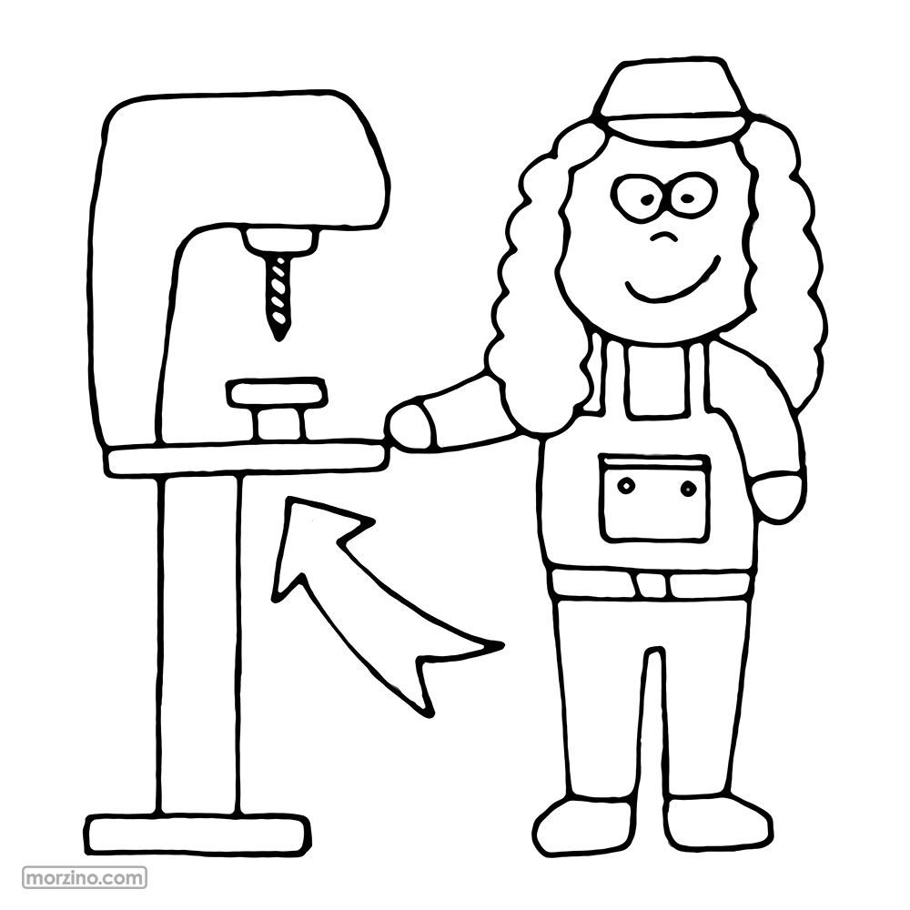 Bildwörterbuch: Bohrmaschine