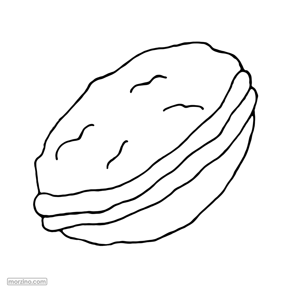 Ausmalbild: Walnuss