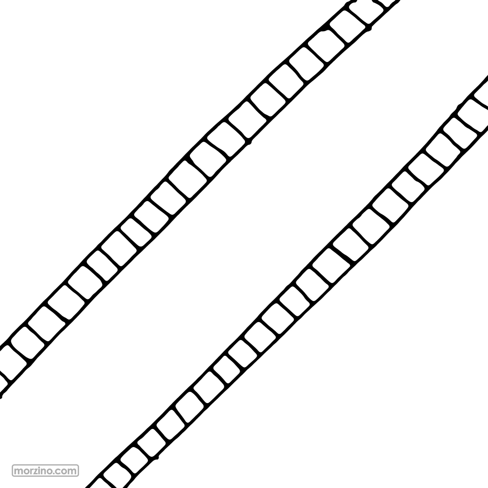 Ausmalbild: Reifenspuren