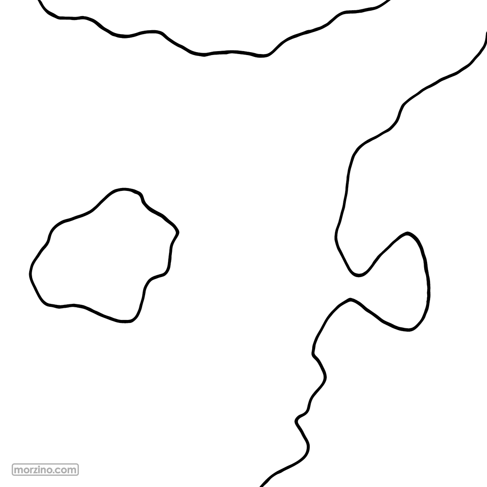 Ausmalbild: Insel