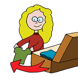 Ich packe aus
