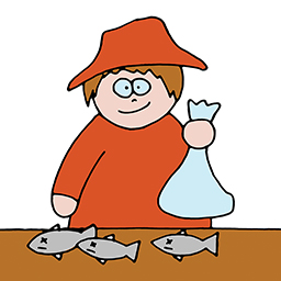 Fischverkäufer