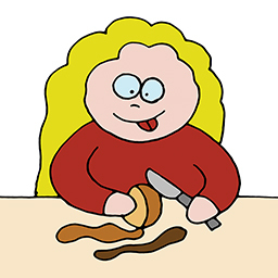 Ich schäle