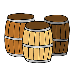 Holzfässer