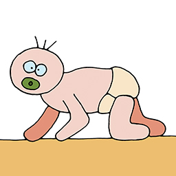 Ich krabble